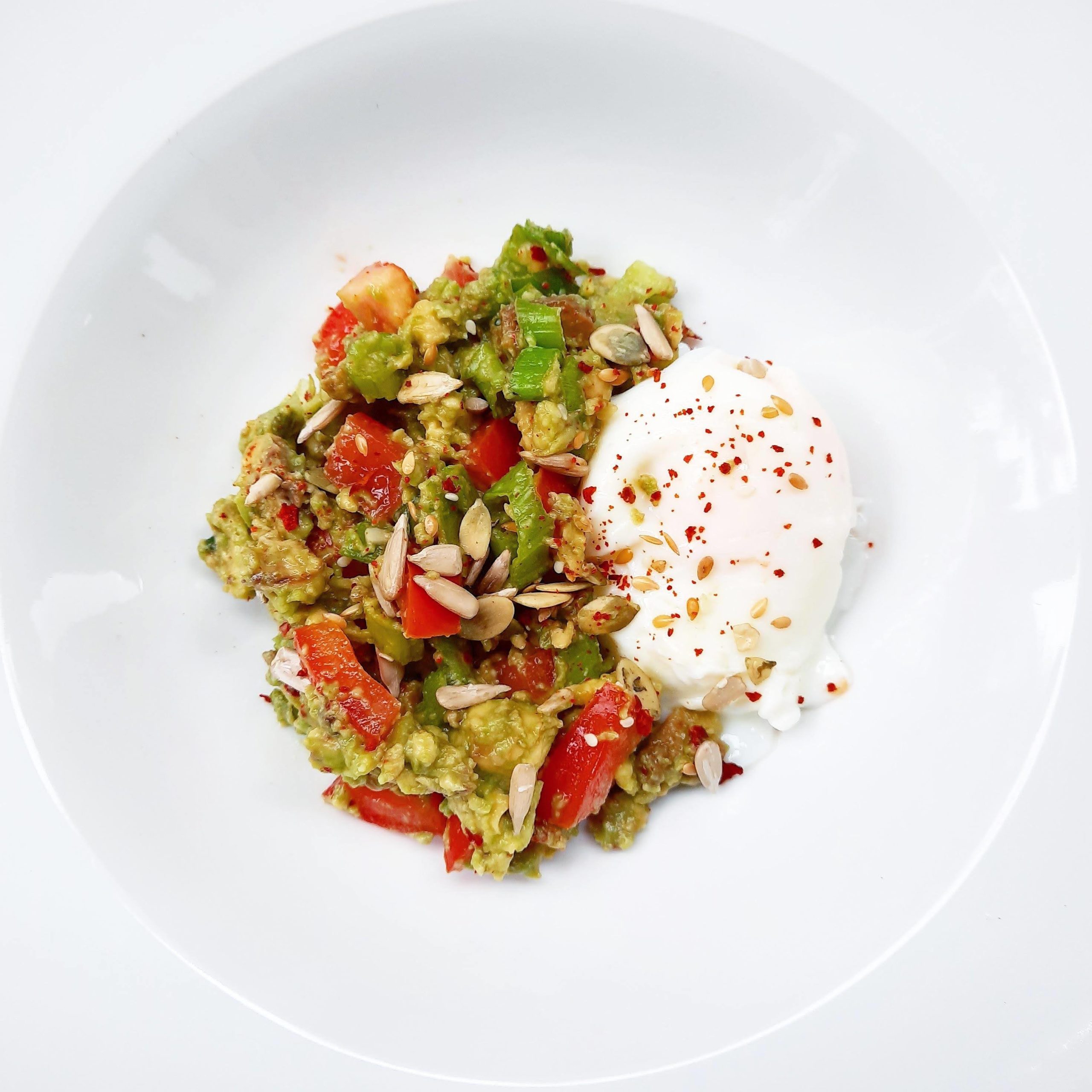 Poached egg Mexican style Gastric Inspired Recipes