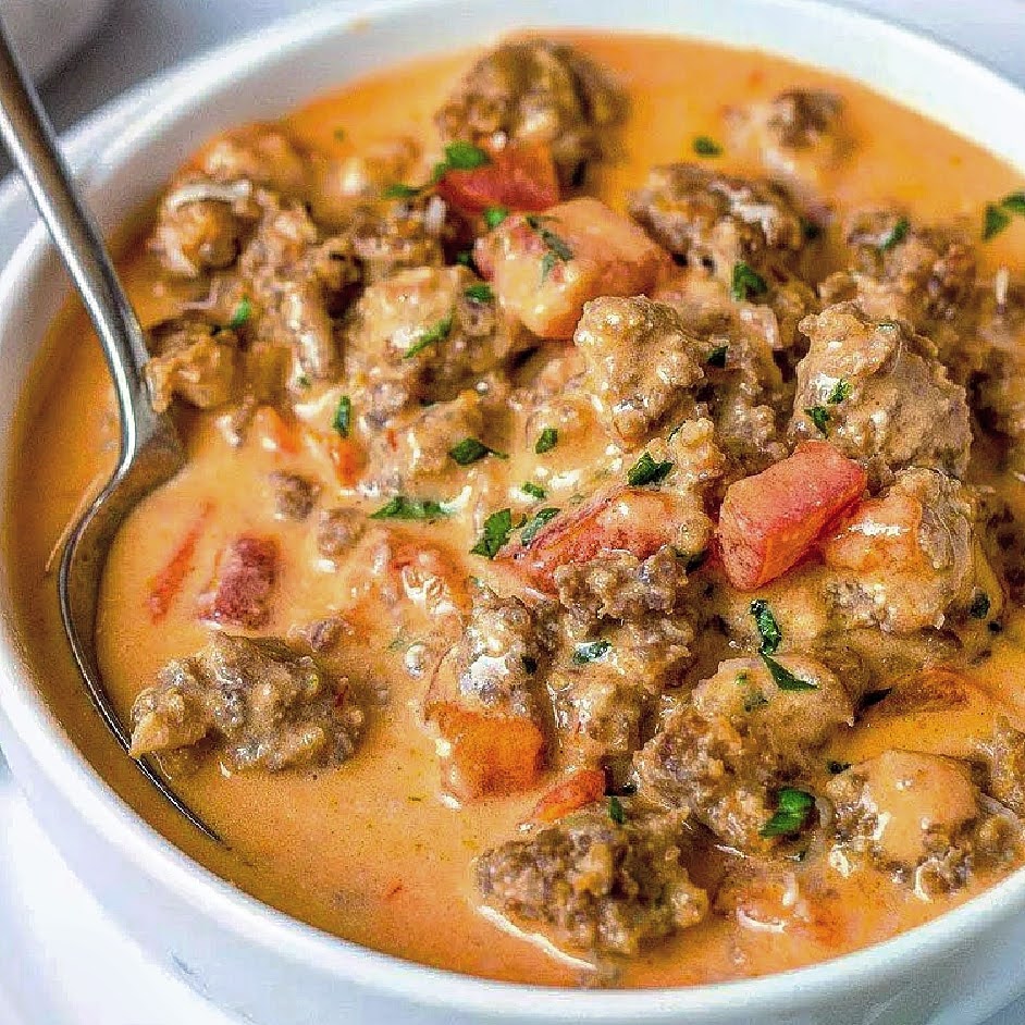Creamy Italian sausage & tomato soup Gastric Inspired Recipes