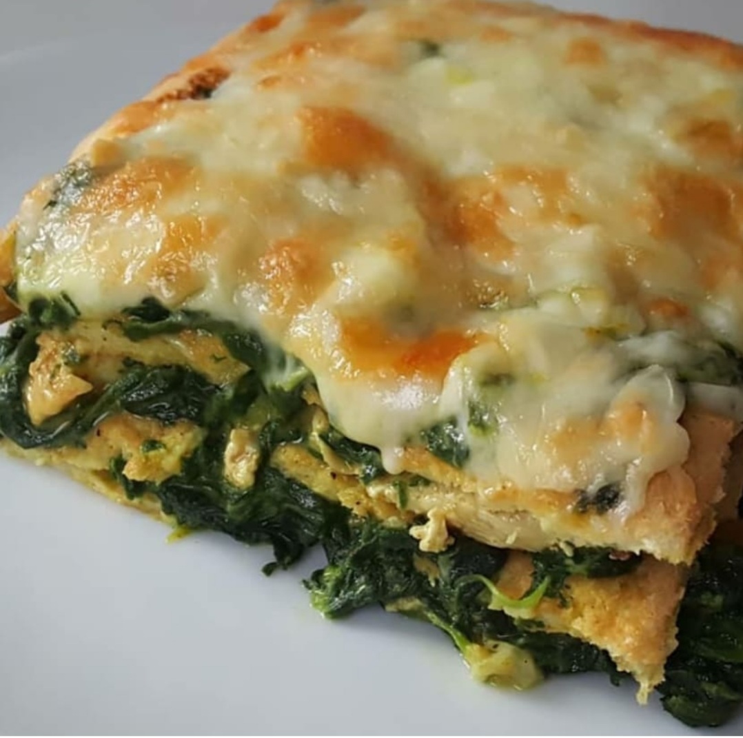 Creamy chicken & spinach low carb lasagne Gastric Inspired Recipes