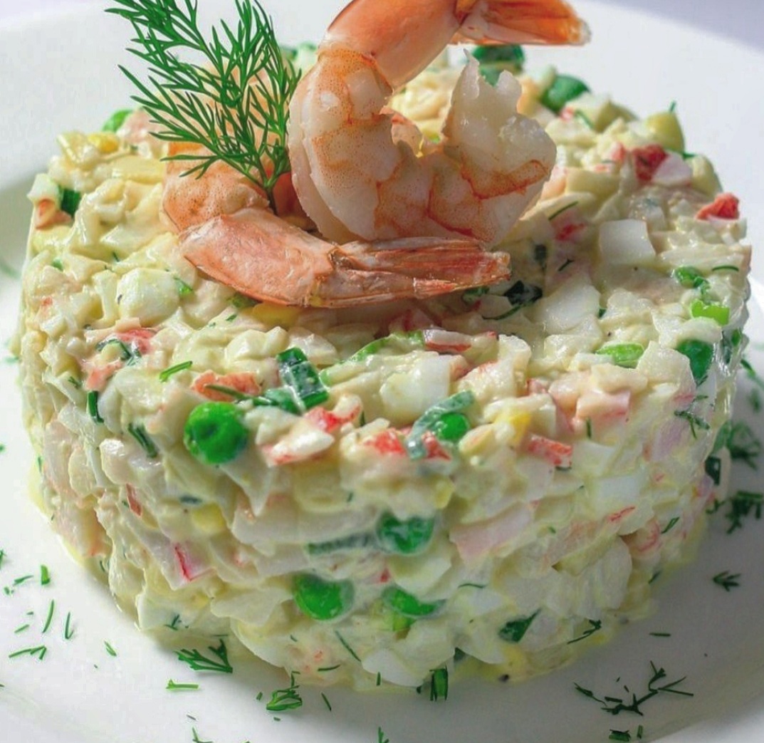 Crab salad stack Gastric Inspired Recipes