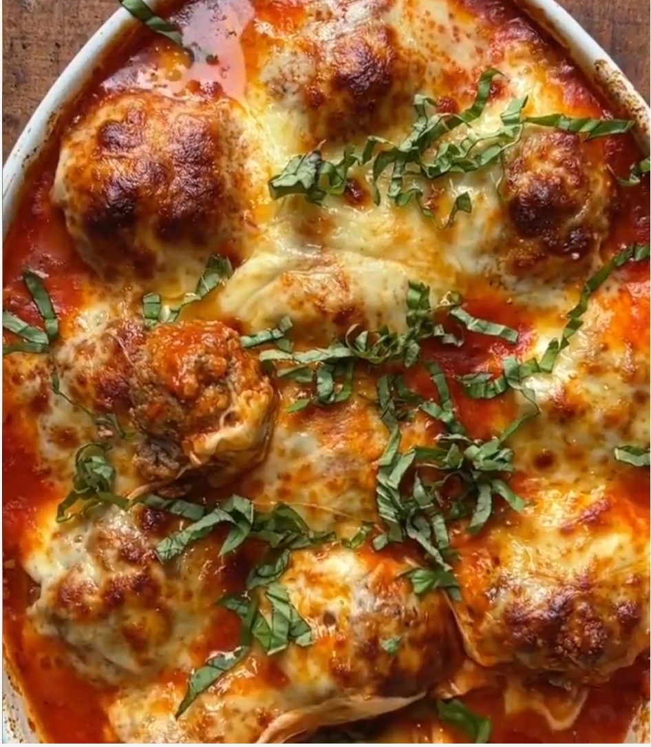 Meatball marinara casserole bake Gastric Inspired Recipes