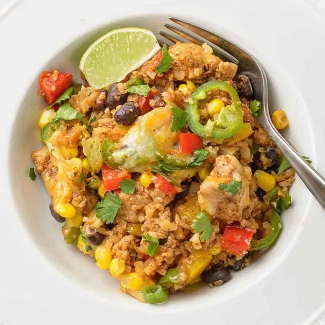 Mexican chicken cauliflower rice Gastric Inspired Recipes